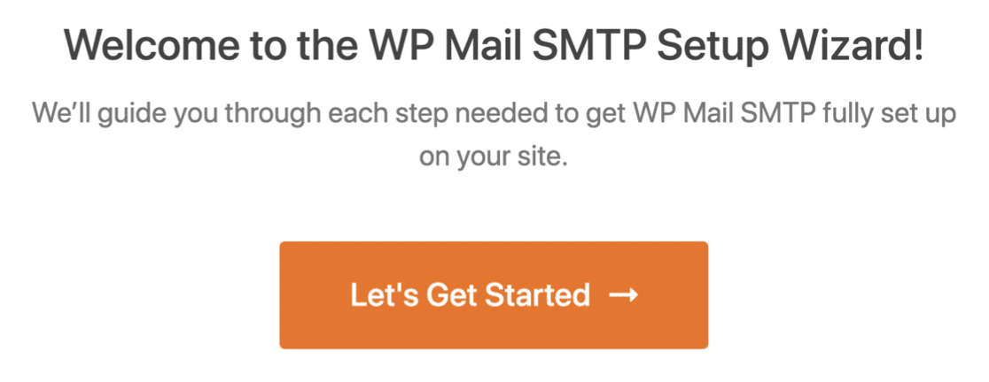 Click Let's Get Started Button click the Let's Get Started button